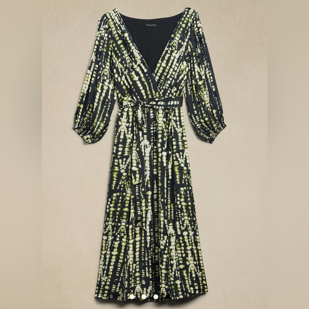 EUC BLOUSON MAXI DRESS from Banana Republic Factory size XS